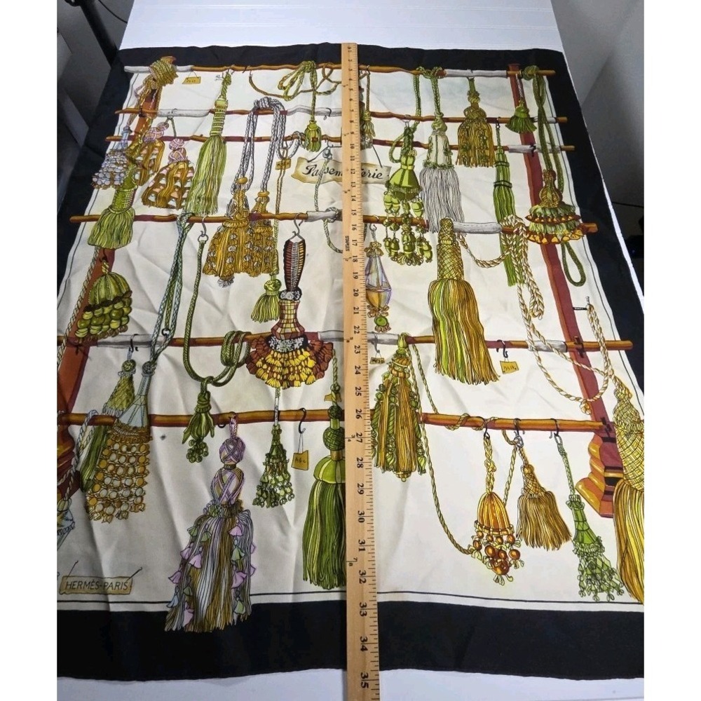 Hermes Silk Scarf: Passementerie - Picture 3 of 9